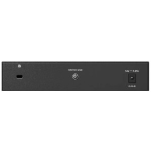 D-Link DGS-1008P 8-Port Gigabit Ethernet Switch (4 PoE+ ports), fanless, 16 Gbps switching capacity